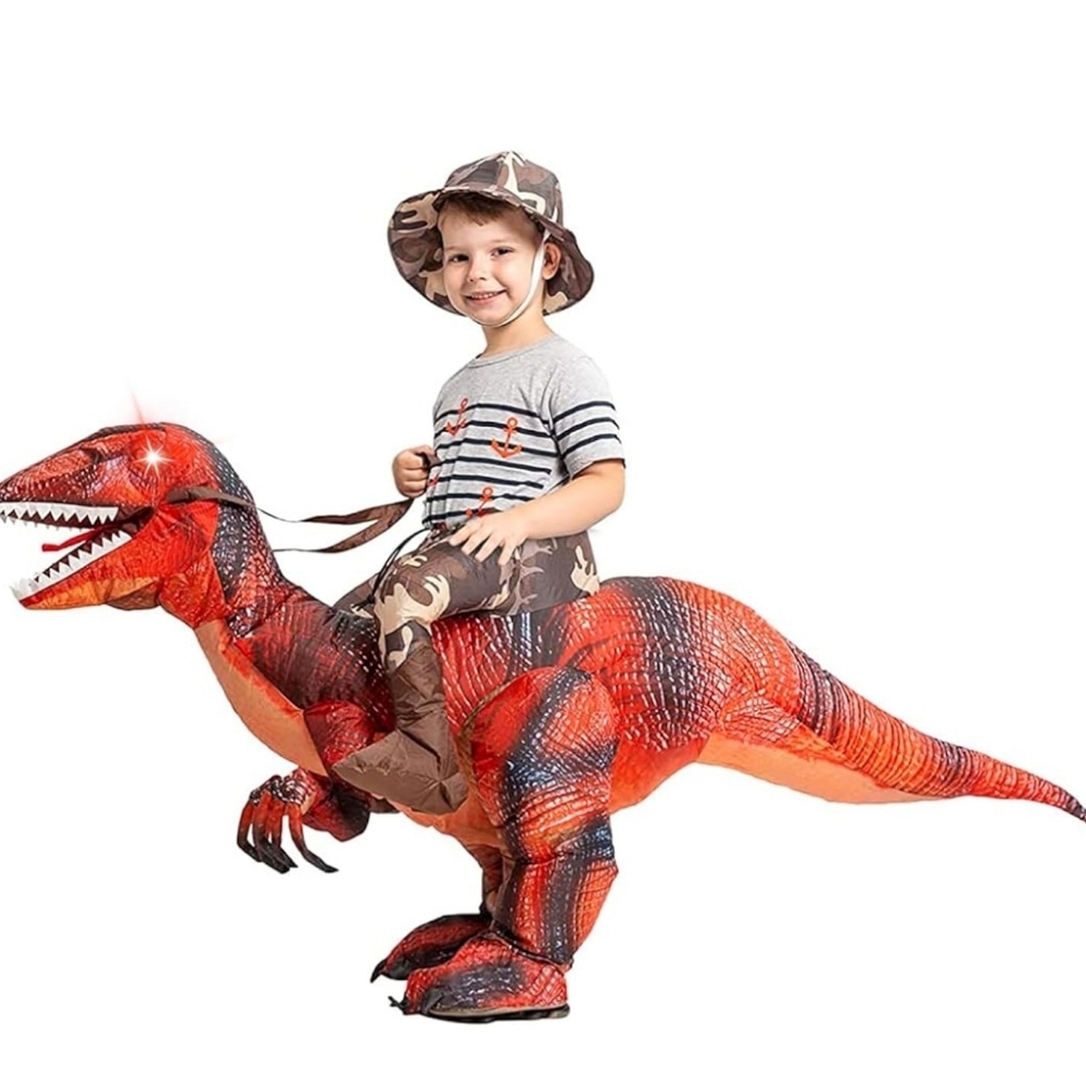 Dinosaur inflatable kids costume